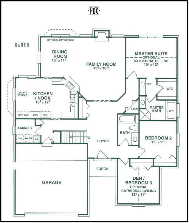 Fox floor plan