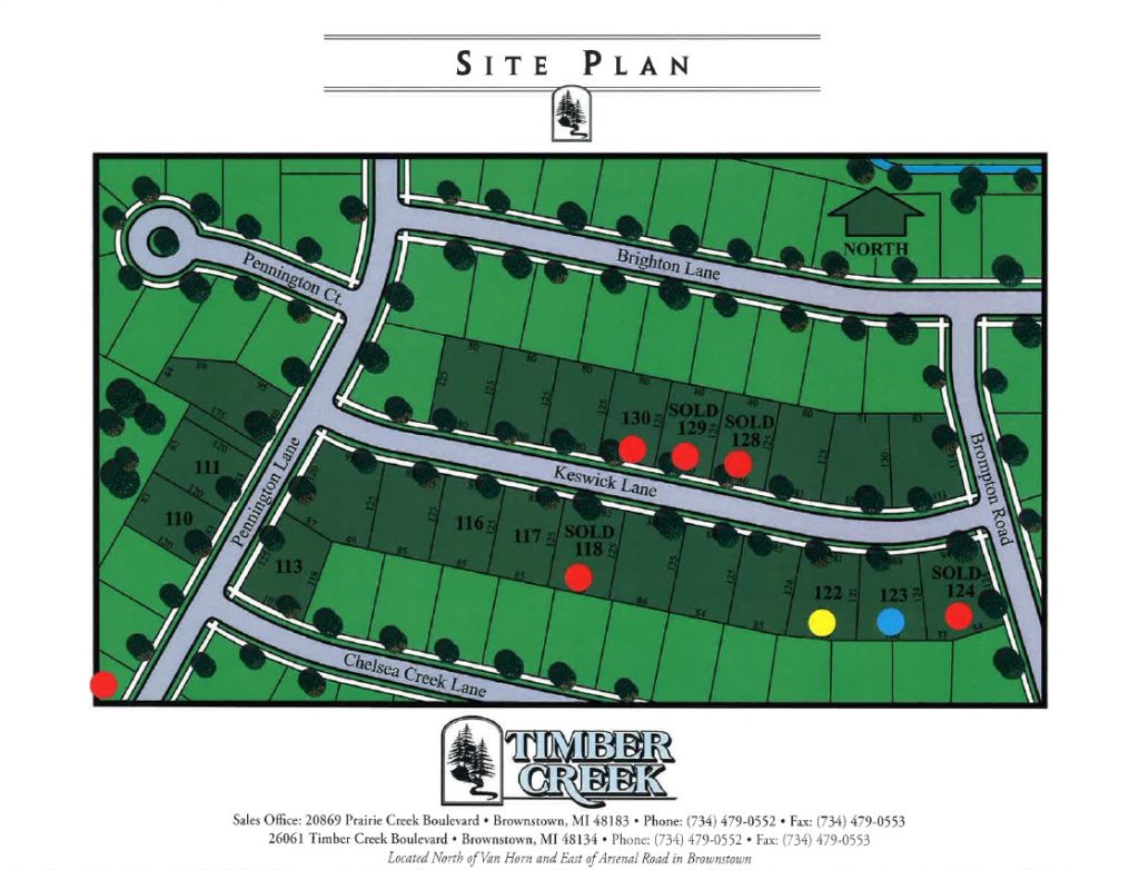 SingleFamily Homes Brownstown Charter Township, MI Timber Creek